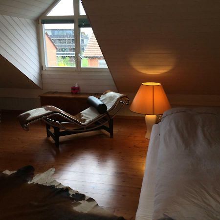 Ruheges Zimmer, 100 m zum See, Strandbad Bottighofen Exterior foto